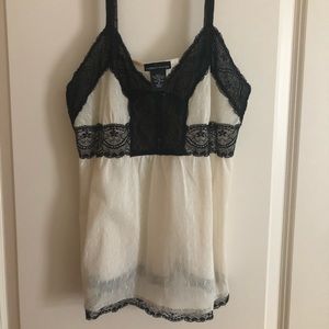 Lace tank top